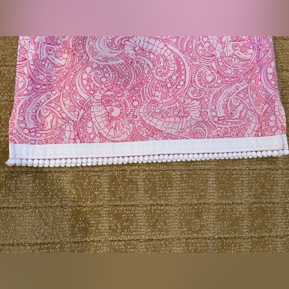 Lilly Pulitzer girls seahorse top pink/white sz 12 - Picture 11 of 15